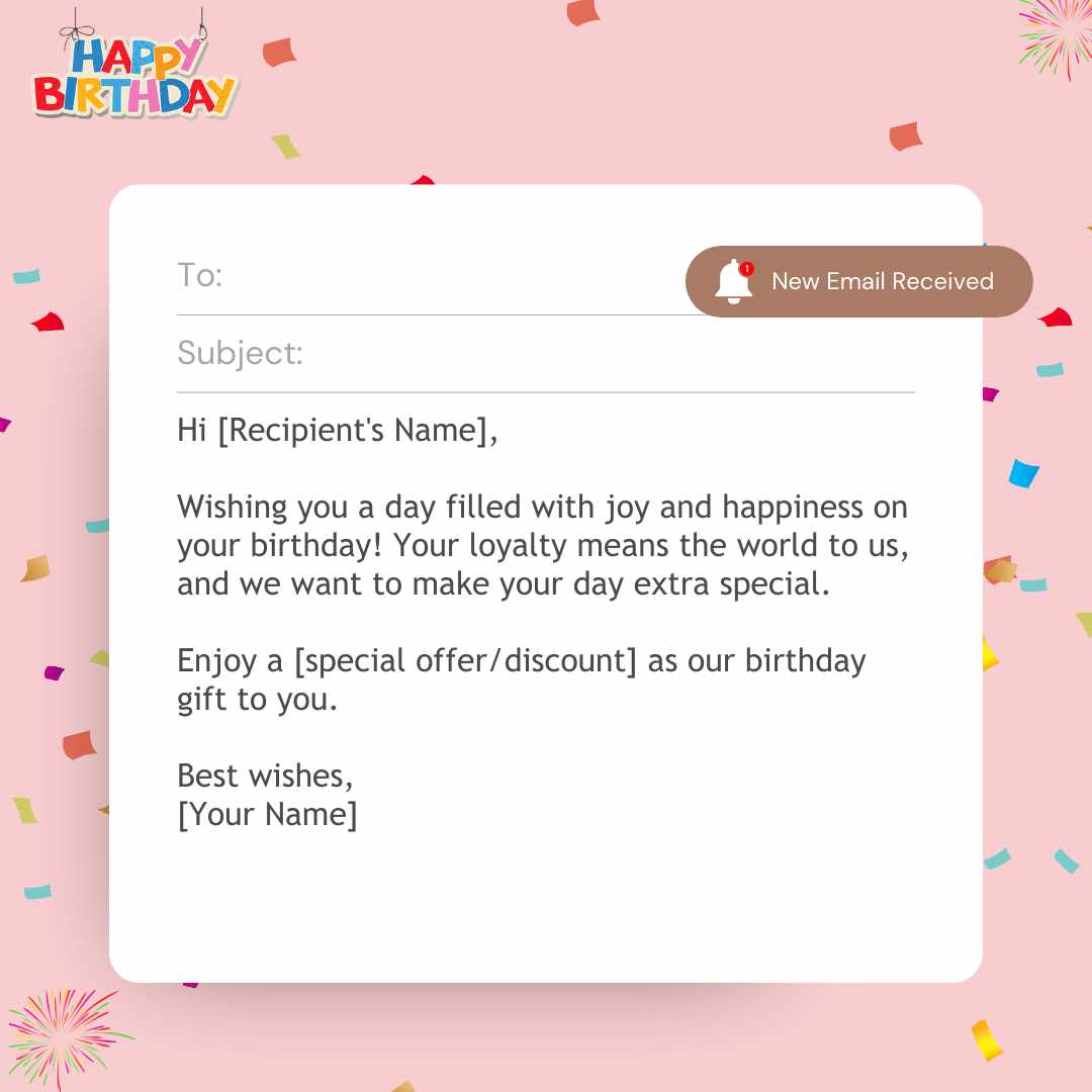 Happy Birthday Email Templates: Creating Memorable Celebrations - Blue ...