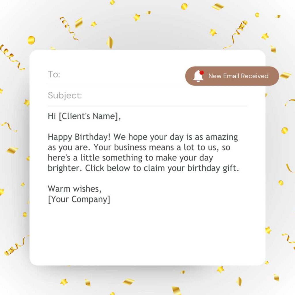 happy birthday email template for client 02